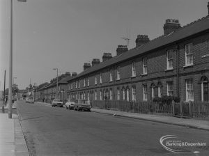 Old Barking, showing King Edward’s Road, east side looking to north, 1973