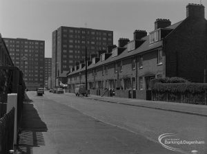 Old Barking, showing Boundary Road, north side from King Edward’s Road, 1973
