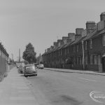 Old Barking, showing Boundary Road, south side from King Edward’s Road, 1973