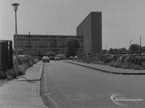 Old Barking, showing Wakering Road junction with Church Road, Bamford Road looking north-west, 1973