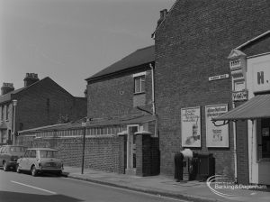 Old Barking, showing Glenny Road, north side east end, 1973