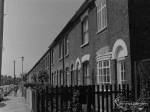 Old Barking, showing Glenny Road, north side looking north-west, 1973
