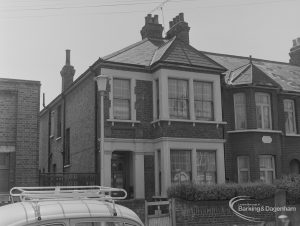 Old Barking, showing a ‘villa’ on south-west side near east end of Glenny Road, 1973