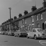 Old Barking, showing Glenny Road, north-east side looking north-west, 1973
