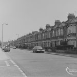 Old Barking, showing Fanshawe Avenue from Longbridge Road to Monteagle Avenue, 1973