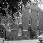 Barking Vicarage, showing front elevation from west, 1974