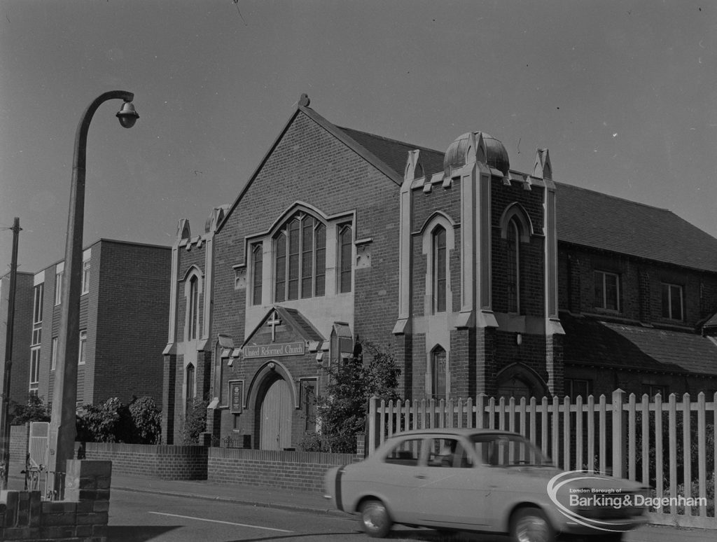 United Reform Church [formerly Congregational Church] in Mill Lane, Chadwell Heath, 1974