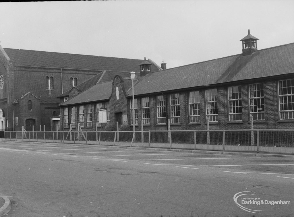 St Peter’s Roman Catholic Junior School, Goresbrook Road, Dagenham [possibly to be rebuilt], 1976
