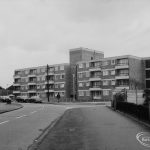 Housing for elderly people, showing new flats in Ford Road, Dagenham, 1976