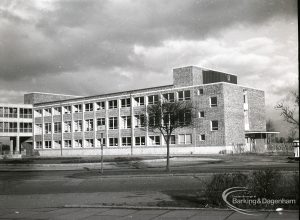 The Civic Centre, Dagenham, showing new extension, 31 January 1965