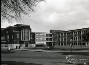 The Civic Centre, Dagenham, and new extension, 31 January 1965