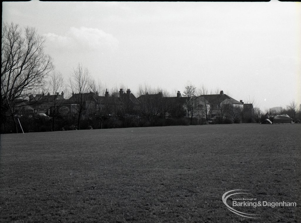 Wantz Sewer Environment scheme showing existing site where Wantz Sewer is to go, looking south-east, 1965