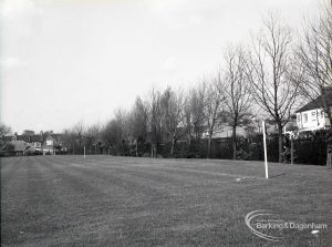 Wantz Sewer Environment scheme showing existing site where Wantz Sewer is to go, looking north along east boundary, 1965