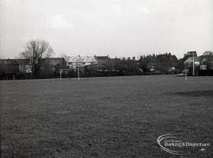 Wantz Sewer Environment scheme showing existing site where Wantz Sewer is to go, showing panoramic view of field looking south-east, 1965
