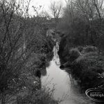 Wantz Sewer Environment scheme showing Wantz Stream looking north, 1965