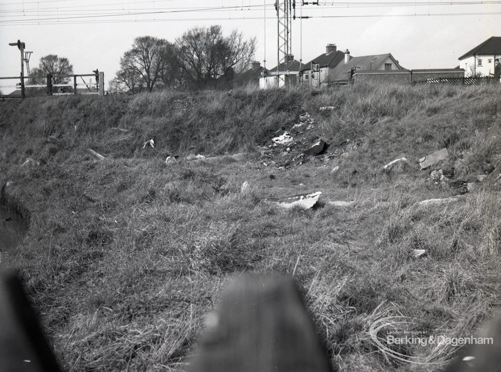 Wantz Sewer Environment scheme, looking to railway from north, 1965