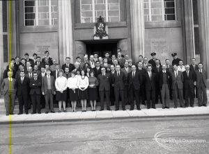 Dagenham Borough Surveyor and Engineer Mr Jack Jones and members of staff, 1965