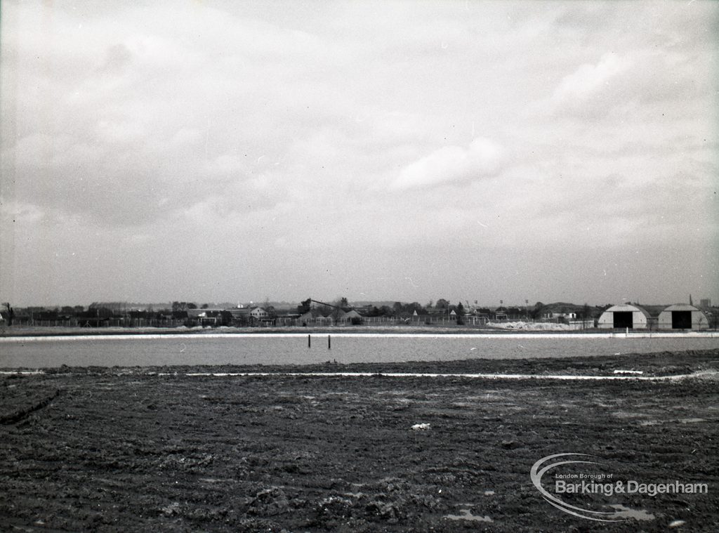 Waterways, showing new balancing lake for Wantz filled on 16th March, 1965