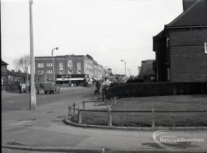 Dagenham highways showing Dagenham Heathway at junction with Broad Street, 1965