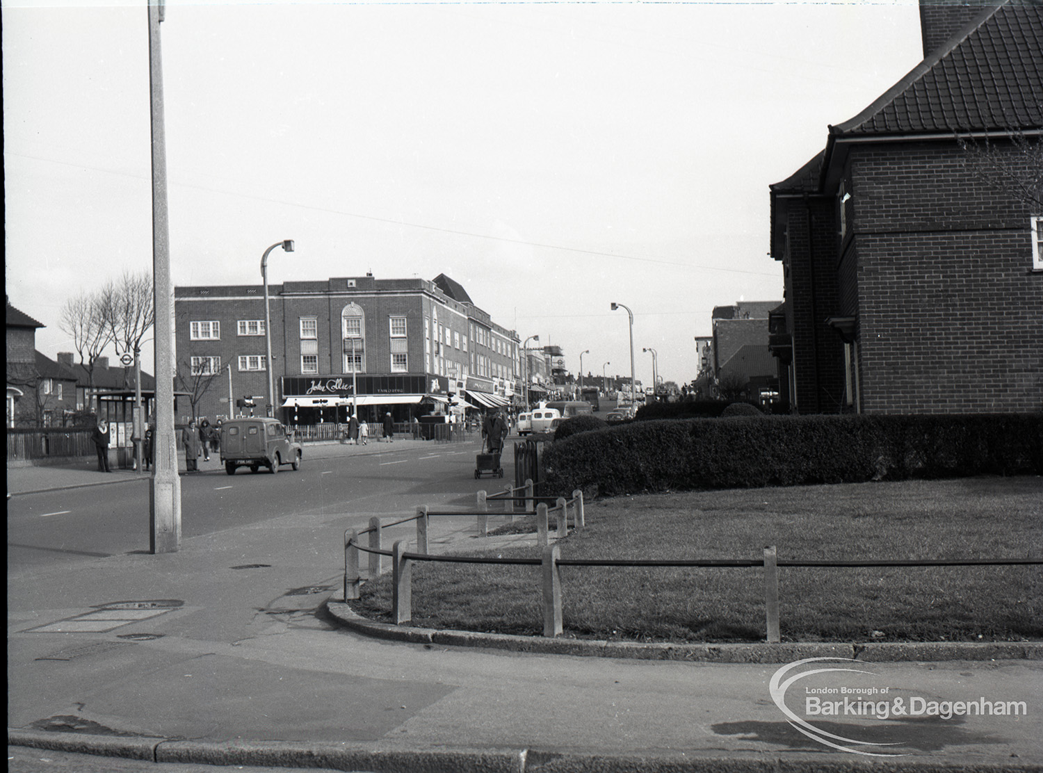 Dagenham Highways Showing Dagenham Heathway At Junction With Broad Street 1965 Barking And Dagenham Archive Photos