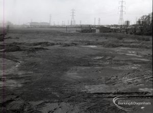 Dagenham Sewage Works Reconstruction IV showing swamp, to west-north-west,1965