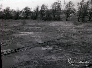 Dagenham Sewage Works Reconstruction IV showing swamp, to north-north-west,1965