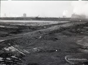 Dagenham Sewage Works Reconstruction IV showing swamp, to south-south-west,1965