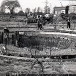 Dagenham Sewage Works Reconstruction IV, showing hopper for sedimentation tank,1965
