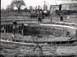 Dagenham Sewage Works Reconstruction IV, showing hopper for sedimentation tank,1965