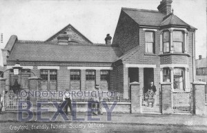 PCD_1085 Crayford Friendly Funeral Society Offices c.1910