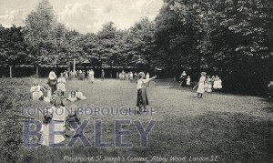 PCD_1410 Playground, St Joseph’s Convent, Abbey Wood, London SE c.1924