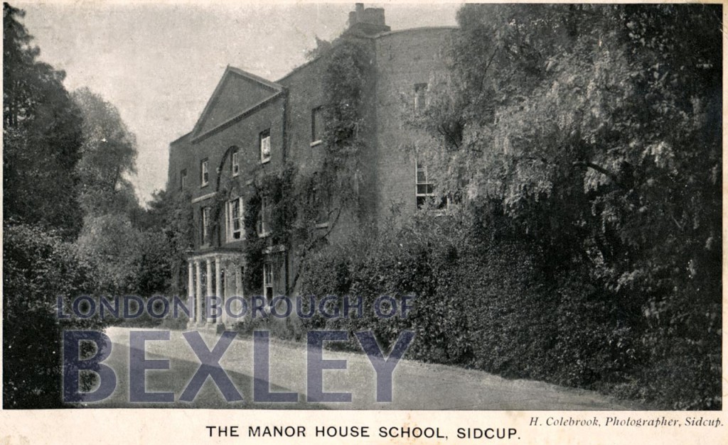 PCD_1454 The Manor House School, Sidcup 1932 Bexley Borough