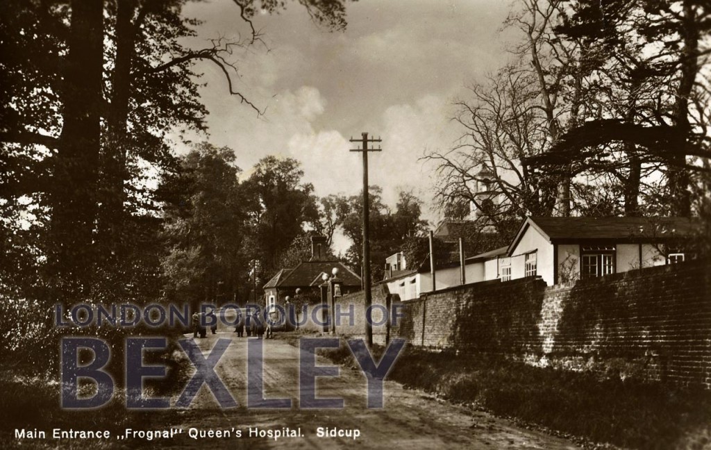 PCD_1659 Main Entrance 'Frognal' Queen's Hospital, Sidcup c.1920