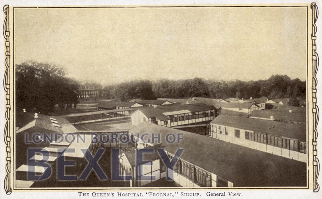 PCD_1680 The Queen's Hospital, 'Frognal', Sidcup. 1917 Bexley Borough