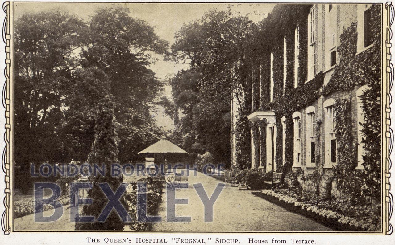 PCD_1682 The Queen's Hospital 'Frognal', Sidcup 1917 Bexley Borough