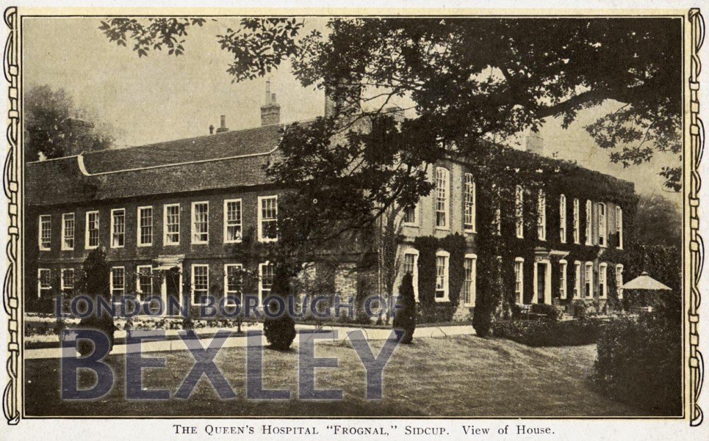 PCD_1684 The Queen's Hospital 'Frognal', Sidcup 1917 Bexley Borough