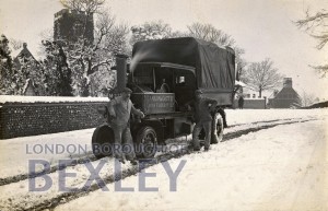 PCD_1935 Cannon and Gaze lorry at Crayford c.1930