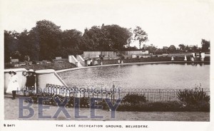 PCD_2057 The Lake, Recreation Ground, Belvedere c.1910