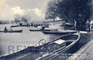 PCD_2133 Danson Park, Bexley Heath Lake and Landing Stages c.late 1920
