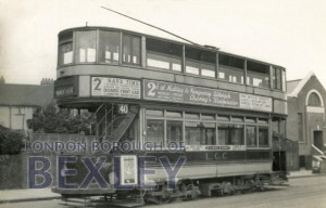 PCD_2201 Tram Car No 20 in Abbey Wood c.1950