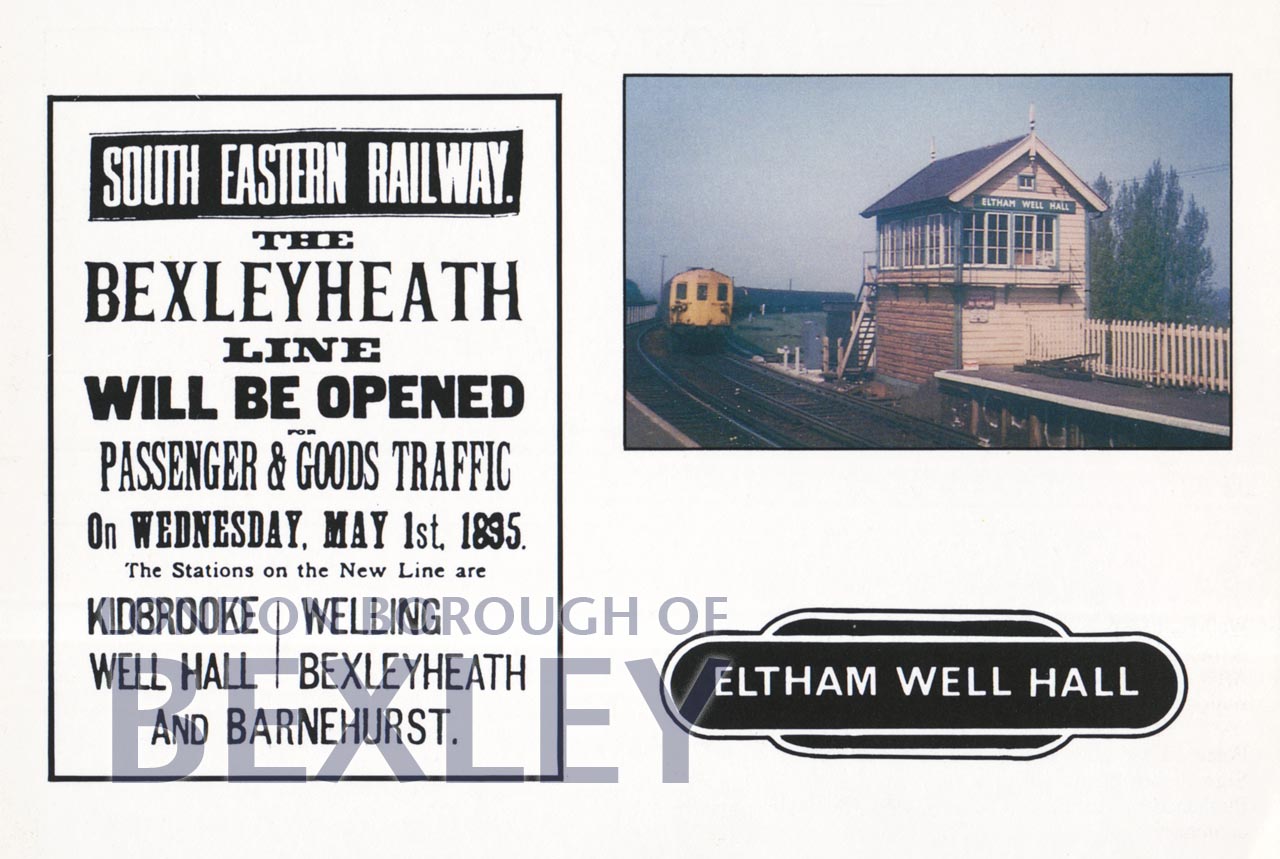 PCD_2217 Eltham Well Hall Station c.1971 1995 Bexley Borough