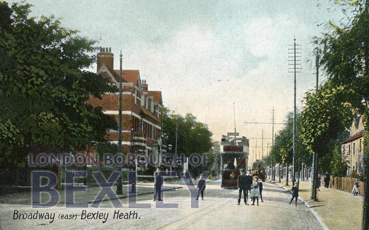 PCD_293 Broadway (east) Bexley Heath 1910 Bexley Borough PhotosBexley