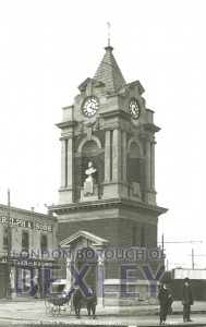 PCD_307 Coronation Clock Tower, Bexleyheath c.1915