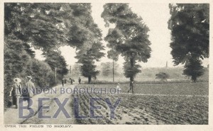 PCD_404 Over the fields to Bexley c.1920