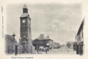 PCD_433 Clock Tower, Crayford c.1910