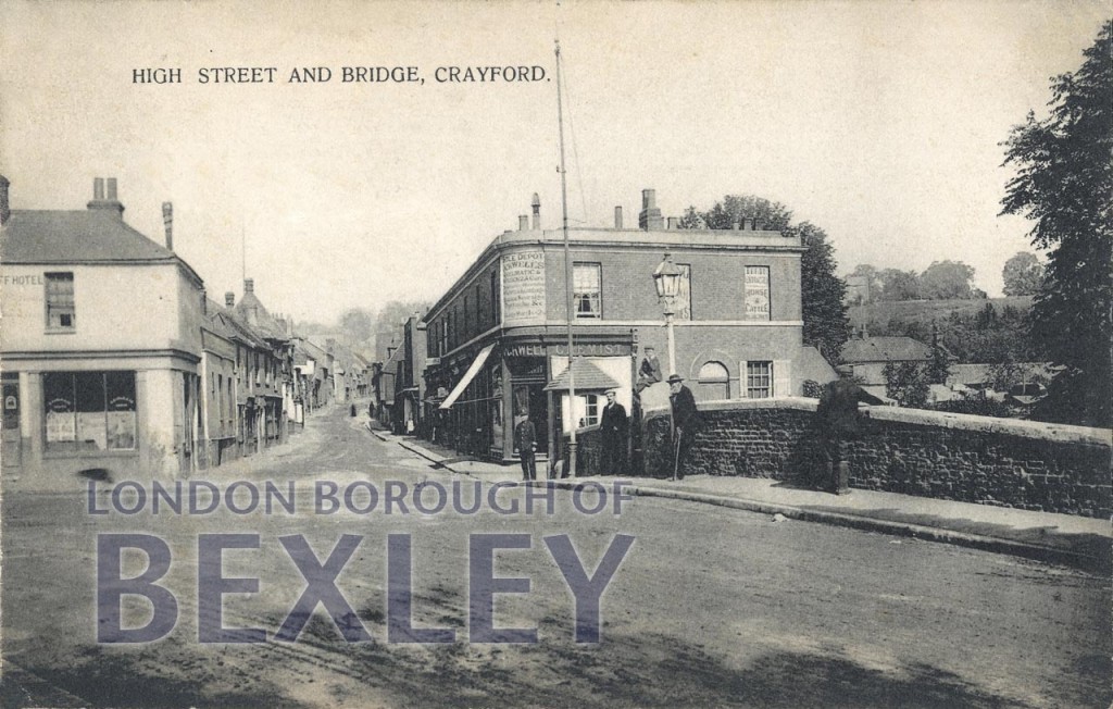 High Street and Bridge, Crayford 1916