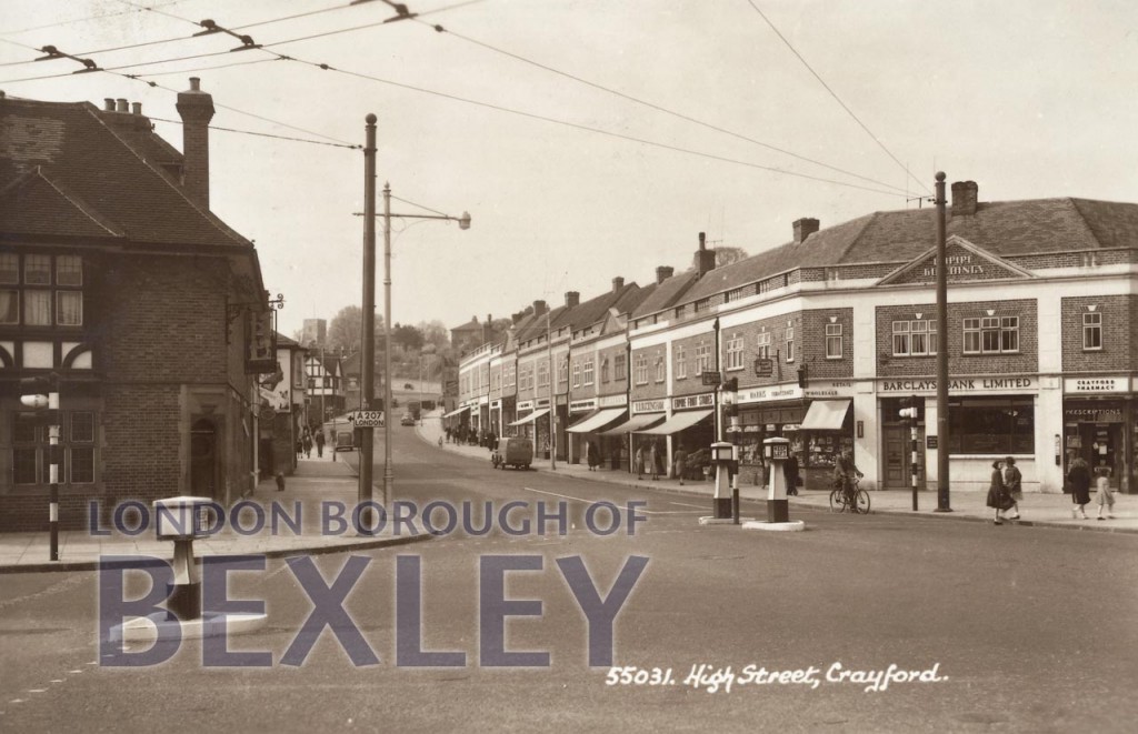 PCD_468 High Street, Crayford 1959 Bexley Borough PhotosBexley