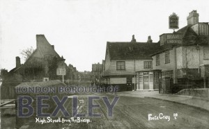 PCD_583 High Street from the Bridge, Foots Cray c.1910