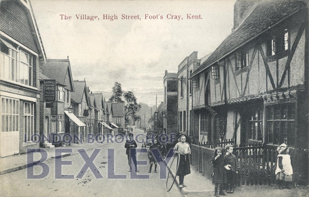 The Village, High Street, Foot’s Cray, Kent c.1910