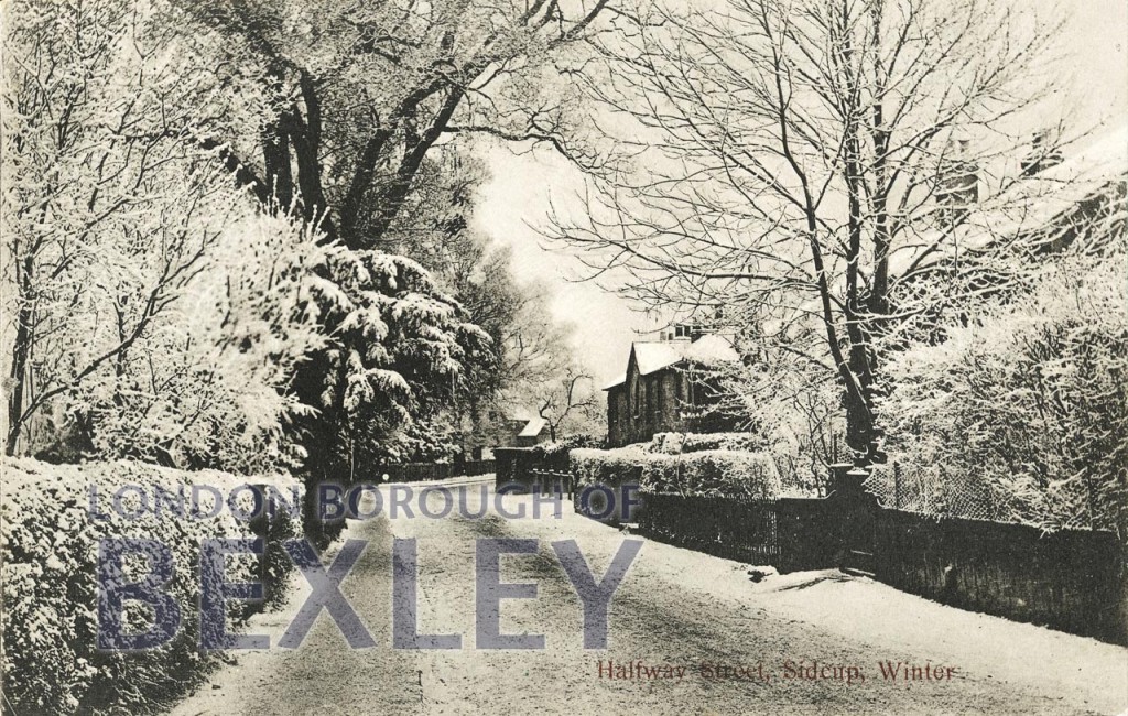 PCD_774 Halfway Street, Sidcup, Winter c.1910 - Bexley Borough ...